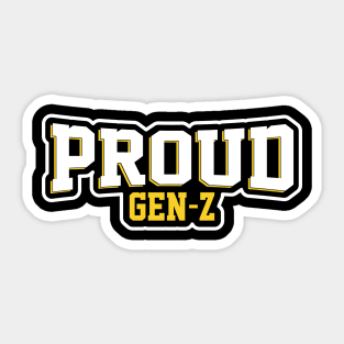 Proud Gen-Z Sticker